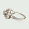 Bague 56 Bague contemporaine en or 18 carats et diamants 58 Facettes Q960A