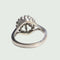 Bague 56 Bague contemporaine en or 18 carats et diamants 58 Facettes Q960A