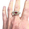 Bague 52 Bague Art déco en or 18 ct avec diamants et rubis synthétique 58 Facettes Q37B