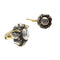 Boucles d'oreilles Boucles d’oreilles anciennes - Diamants en or jaune et argent 18 ct 58 Facettes Q145B