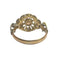 Bague 55 Bague Art déco - Diamants et rubis cabochon en or 18 kts et platine 58 Facettes Q197B