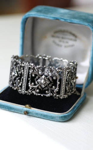 Bracelet Jules Wiese - Bracelet articulé en argent et or jaune 58 Facettes