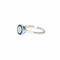 Bague 54 Bague Art déco en platine 950 avec diamants et saphirs 58 Facettes Q99B