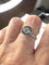 Bague 54 Bague Art déco en platine 950 avec diamants et saphirs 58 Facettes Q99B