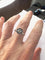 Bague 54 Bague Art déco en platine 950 avec diamants et saphirs 58 Facettes Q99B