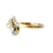Bague 52.5 Bague Art déco en or 18 ct et platine avec diamants et perle 58 Facettes A1487