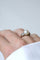 Bague 58 Art Déco - Bague perle et diamants en or jaune et platine 58 Facettes