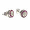 Boucles d'oreilles Boucles d'oreilles Art déco œil de perdrix en or blanc 18 kt, rubis et diamants 58 Facettes Q31B