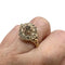 Bague 52 Bague époque 1910-1915 en or jaune 18 ct et diamants 58 Facettes Q98B