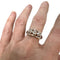 Bague 54 Bague et boucles d'oreilles en or 18 carats et diamants anciens 58 Facettes Q295B