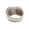 Bague 56 Bague contemporaine XXe siècle en or blanc 18 carats et diamants 58 Facettes Q305B