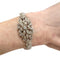 Bracelet Bracelet rétro contemporain en or jaune 18 ct avec diamants 58 Facettes Q299B