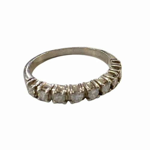 Bague 55 Bague cinquillo design contemporain en or jaune 18 ct et diamants 58 Facettes Q486