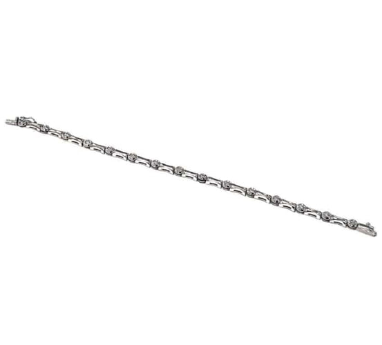 Bracelet Bracelet design contemporain en or 18 carats avec diamants 58 Facettes Q263B(99)