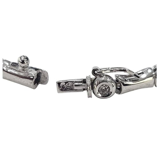 Bracelet Bracelet design contemporain en or 18 carats avec diamants 58 Facettes Q263B(99)
