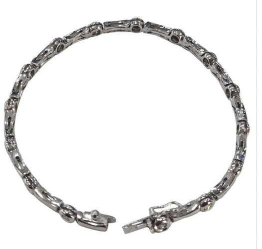 Bracelet Bracelet design contemporain en or 18 carats avec diamants 58 Facettes Q263B(99)