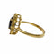 Bague 54.5 Bague rosace en or 18 carats, diamants et saphir 58 Facettes Q241B(959)