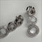 Boucles d'oreilles Boucles d'oreilles contemporaines en or 18 ct avec diamants 58 Facettes Q273B(100)