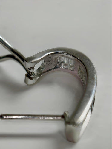 Boucles d'oreilles Boucles d'oreilles - Design contemporain du XXe siècle en or 18 ct et diamants 58 Facettes Q265B(100)