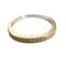 Bague 58.5 Bague contemporaine du XXe siècle en or jaune 18 ct et diamants 58 Facettes Q284B