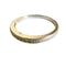 Bague 58.5 Bague contemporaine du XXe siècle en or jaune 18 ct et diamants 58 Facettes Q284B