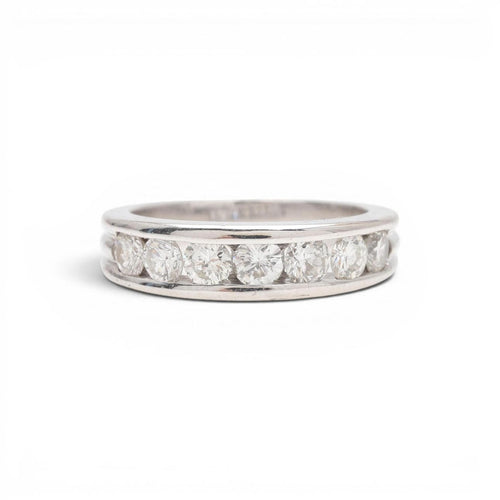 Bague 50.5 Bague design contemporain XXe siècle en or 18 carats et diamants 58 Facettes Q292B