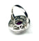 Bague 53 Bague Art déco en platine sertie de rubis et diamants (1,52 ct) 58 Facettes Q407B