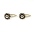 Boucles d'oreilles Boucles d'oreilles en or jaune 18 carats et argent 916 avec diamants 58 Facettes E18