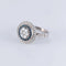 Bague 57 Bague style Art déco en or blanc 18 ct, diamants et saphirs 58 Facettes AB140