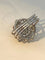 Bague 51 Bague fleur en platine sertie de diamants 58 Facettes AB29