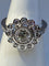 Bague 52 Bague marguerite de fiançailles en or 18 ct et diamants 58 Facettes AB47