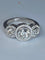 Bague 52 Bague trilogie - Bague de fiançailles en or 18 ct et diamants 58 Facettes AB48