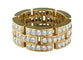 Bague 49 Cartier - Bague Maillons Panthère en or jaune et diamants 58 Facettes AB78