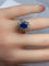Bague 51 Bague marguerite saphir et diamants 58 Facettes AB152