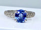 Bague 53 Bague jonc en or 18 carats, saphir et diamants 58 Facettes AB151