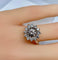 Bague 52 Bague marguerite en or 18 carats et diamants 58 Facettes AB161