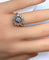 Bague 52 Bague marguerite en or 18 carats et diamants 58 Facettes AB161