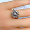 Bague 52 Bague marguerite en or 18 carats et diamants 58 Facettes AB161