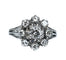 Bague 47 Bague marguerite en or blanc 18 carats et diamants 58 Facettes AB158