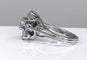 Bague 47 Bague marguerite en or blanc 18 carats et diamants 58 Facettes AB158