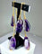 Boucles d'oreilles Parure - Collier et boucles d’oreilles en or 18 carats, améthystes 58 Facettes AB173