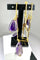 Boucles d'oreilles Parure - Collier et boucles d’oreilles en or 18 carats, améthystes 58 Facettes AB173