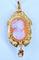 Pendentif Broche pendentif camée en or 18 carats 58 Facettes AB188