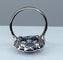 Bague 51 Bague marguerite en or blanc 18 carats, saphirs et diamants 58 Facettes AB214