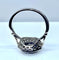 Bague 54 Bague octogonale en or blanc 18 carats, saphirs et diamants 58 Facettes AB220