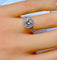 Bague 50 Bague - Diamants en or blanc 18 carats 0,40 ct 58 Facettes AB262