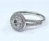 Bague 50 Bague - Diamants en or blanc 18 carats 0,40 ct 58 Facettes AB262