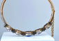 Bracelet Bracelet jonc ouvrant Napoléon III en or 18 carats, diamants et pierres 58 Facettes AB272