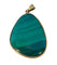 Pendentif Pendentif en or jaune 18 carats et malachite 58 Facettes AB287
