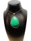 Pendentif Pendentif en or jaune 18 carats et malachite 58 Facettes AB287